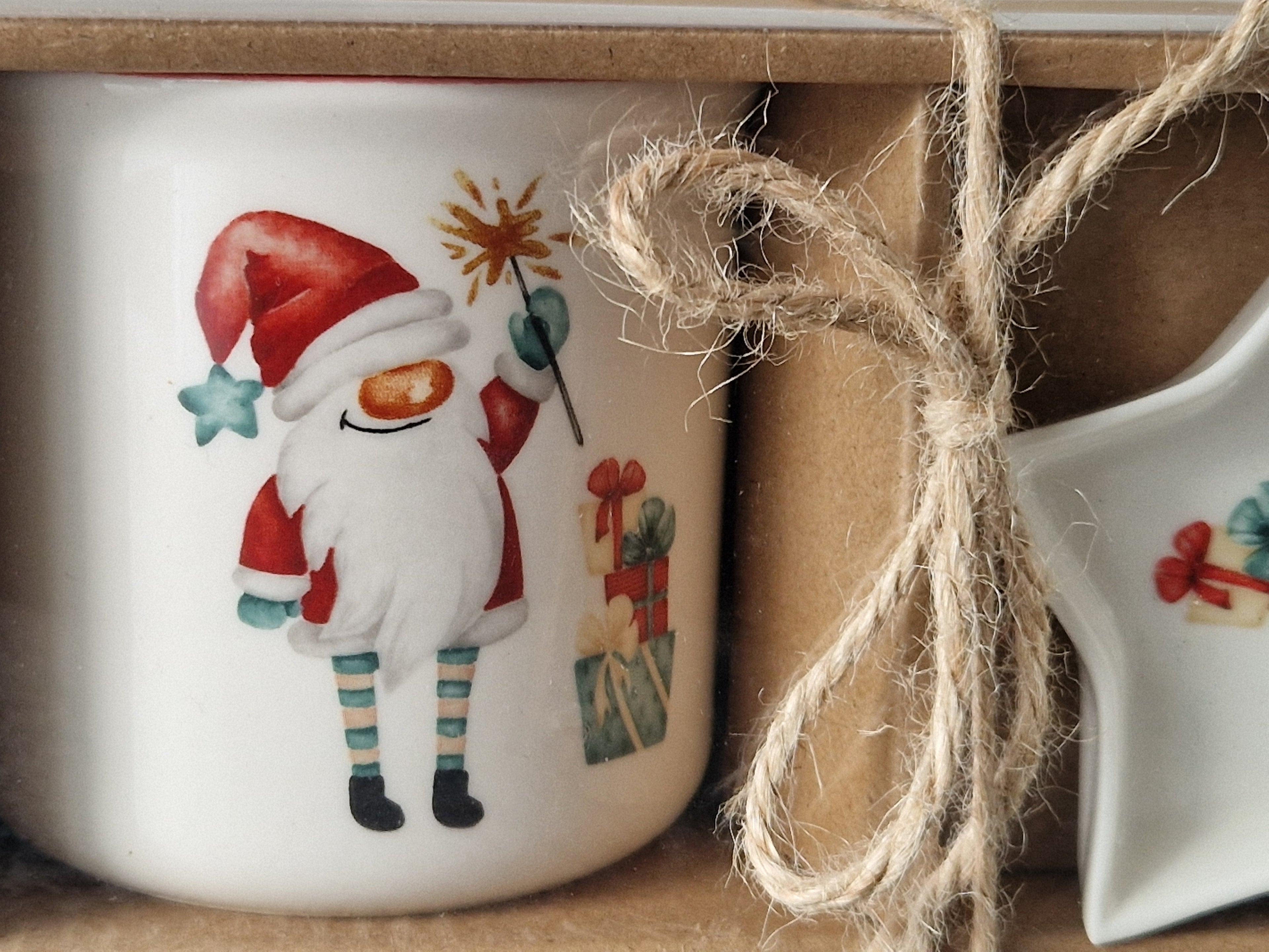 Festive Gonk Mug & Nibble Dish