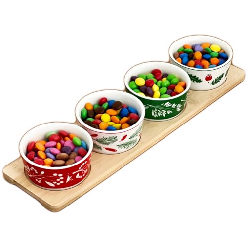 5 Piece Festive Nibbles Serving Set