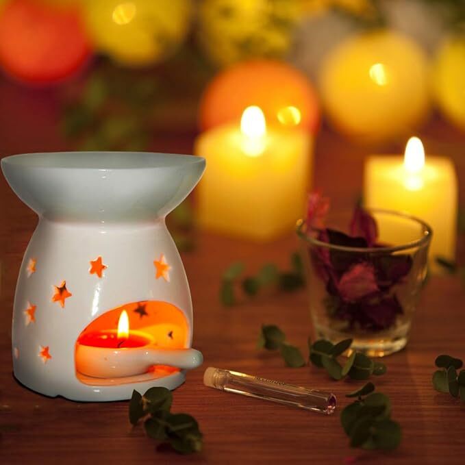 Star Cut-Out Burner With Spoon Tealight Holder
