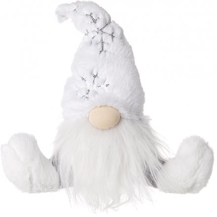Winter White Plush Gonk, 25cm