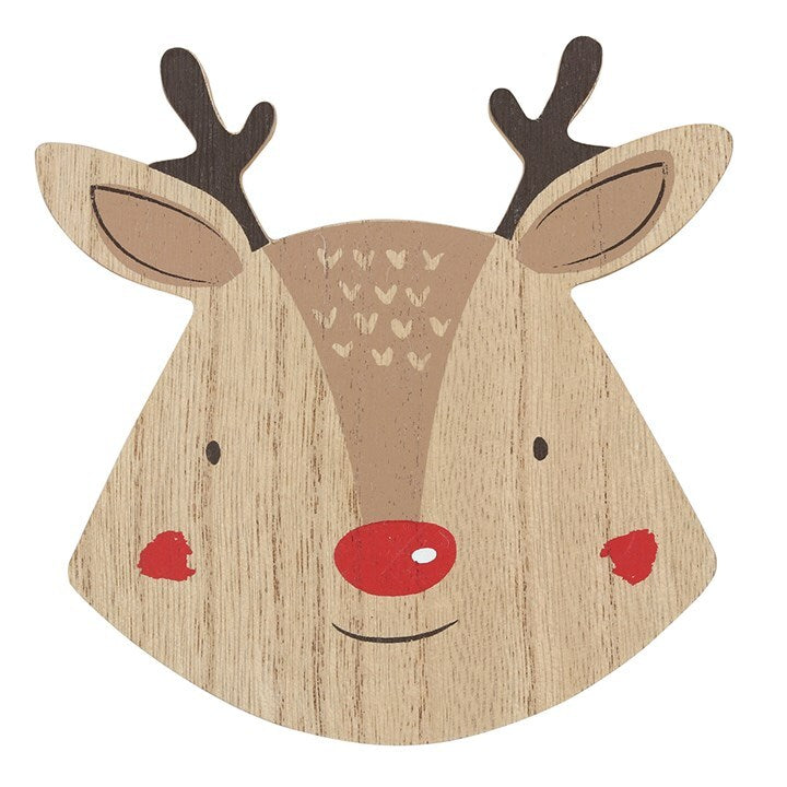 Reindeer Coasters Set Of 4