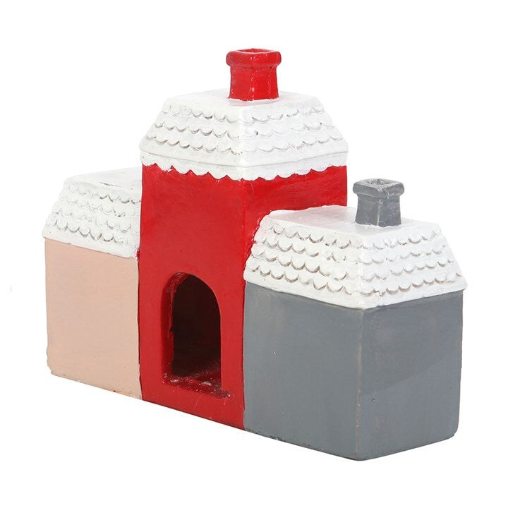 Christmas House Incense Burner