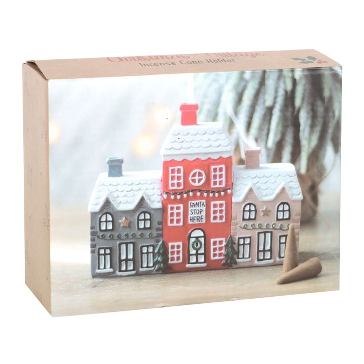 Christmas House Incense Burner