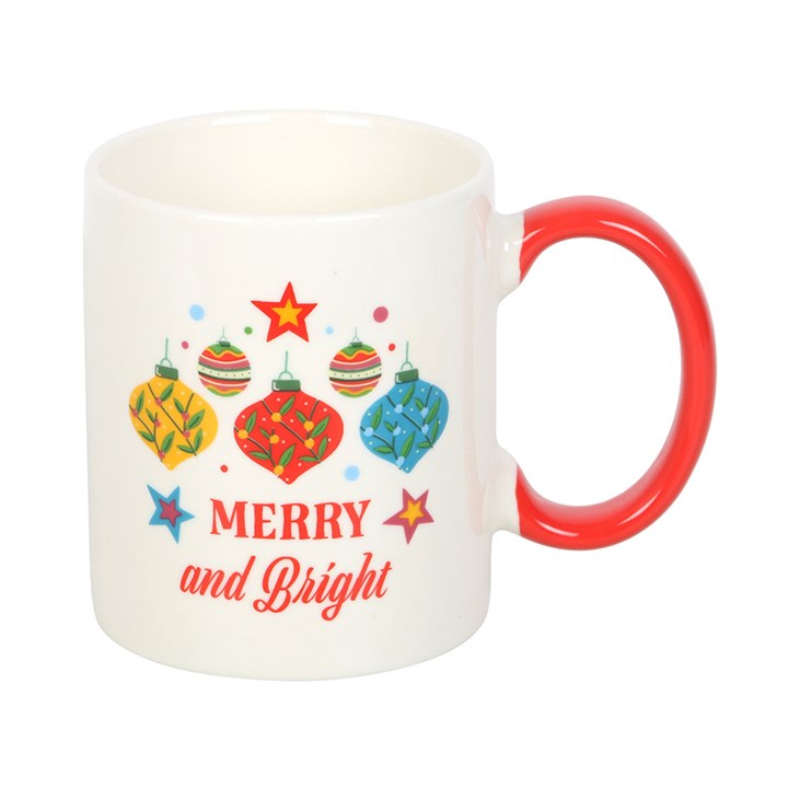Merry And Bright Bauble Mug