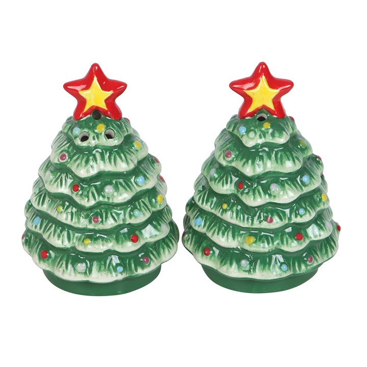 Christmas Trees Salt & Pepper Shakers