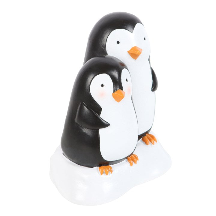 Snuggle Season Penguin Couple Ornament