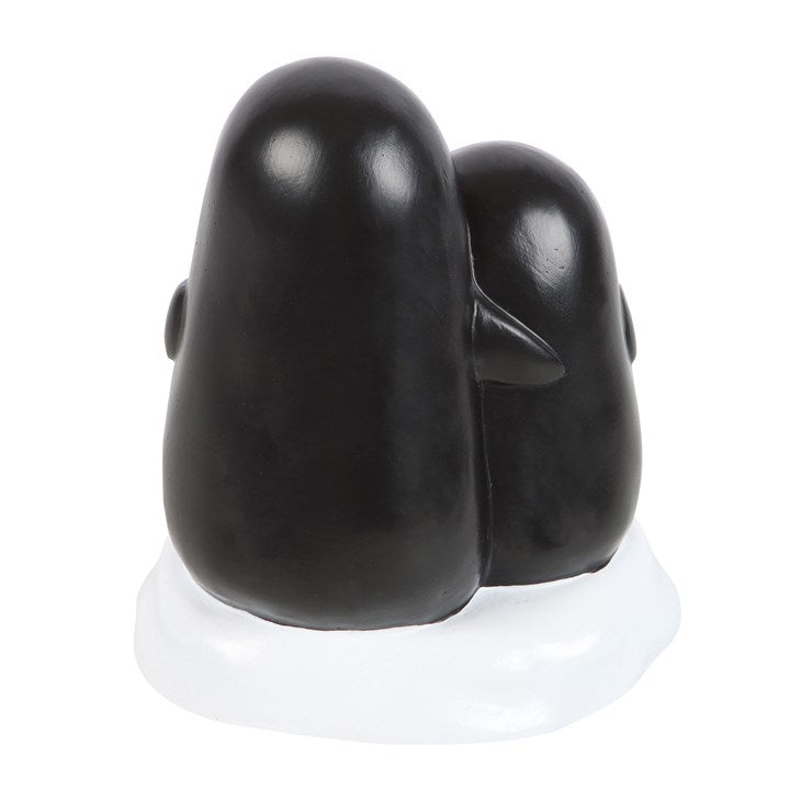 Snuggle Season Penguin Couple Ornament