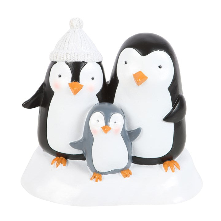 Snuggle Season Penguin Family Ornament