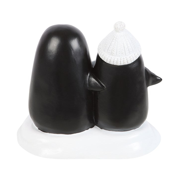 Snuggle Season Penguin Couple Ornament