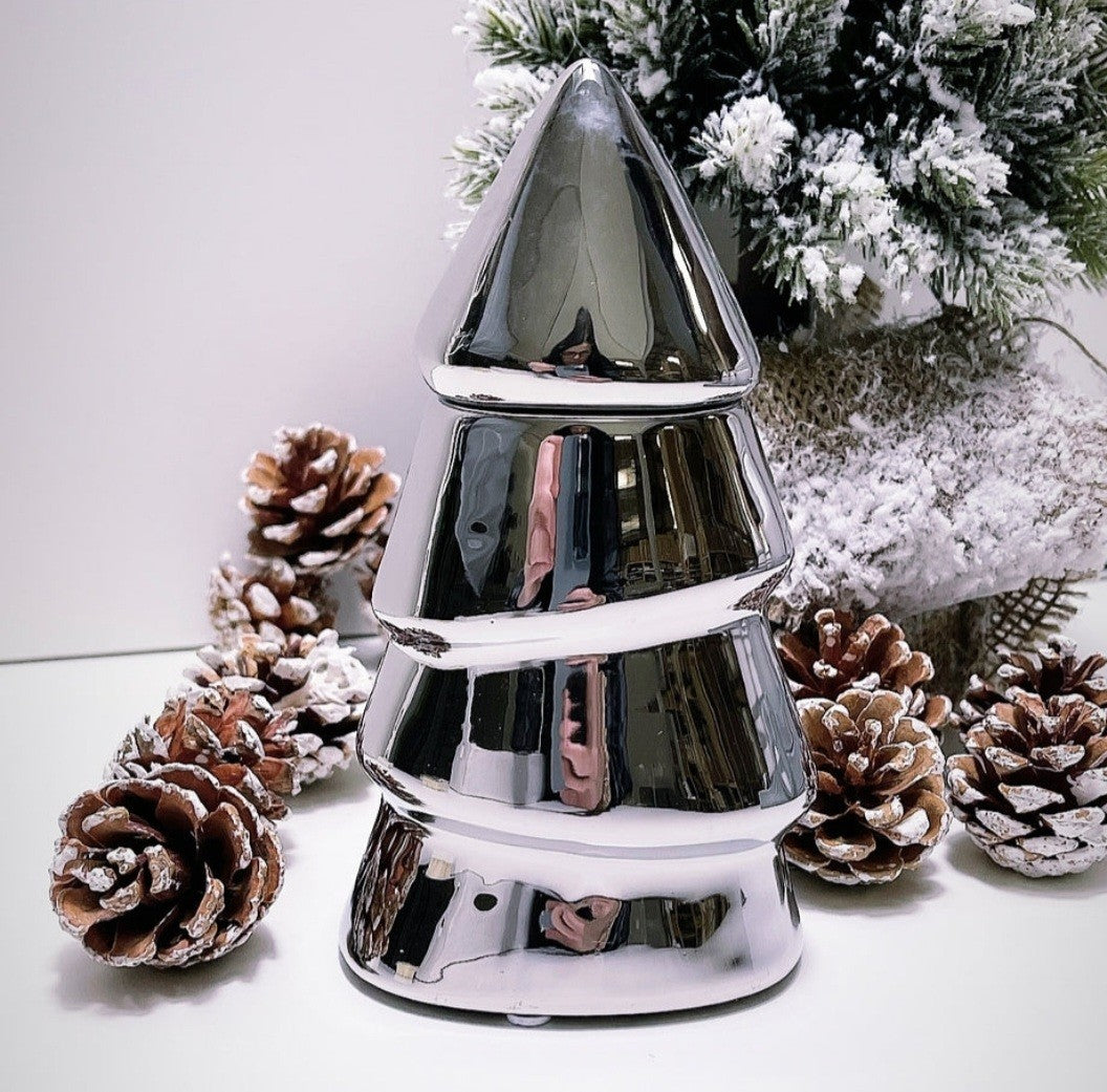 Chrome Christmas Tree Shaped Burner