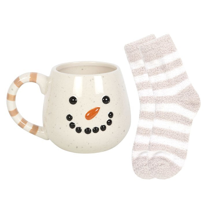 Snowman Mug & Socks