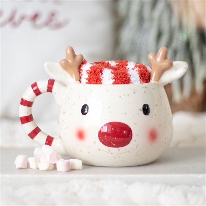 Rudolf Mug & Socks Set