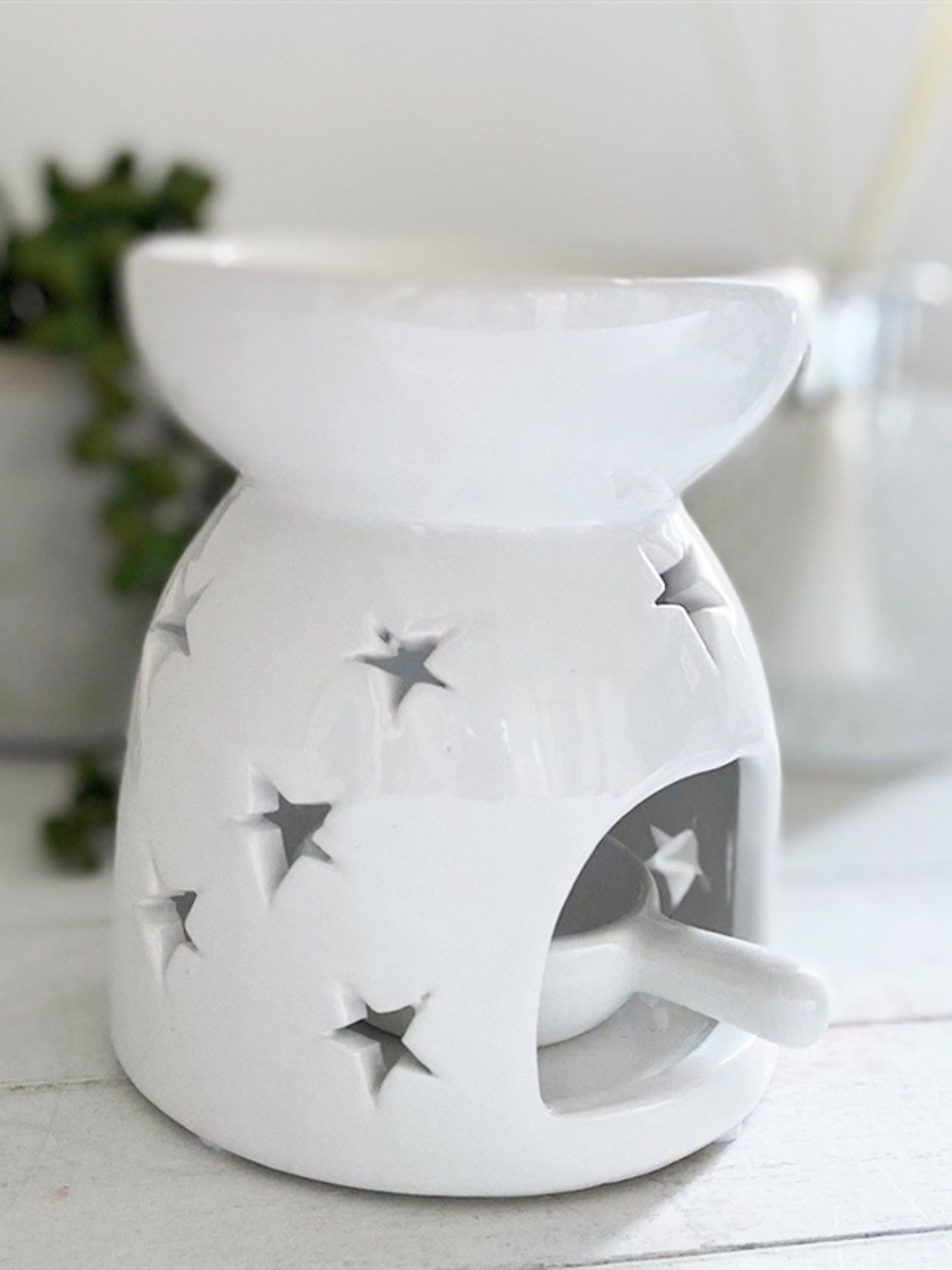 Star Cut-Out Burner With Spoon Tealight Holder