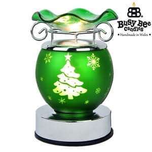 Electric Green Tree Design Aroma Lamp
