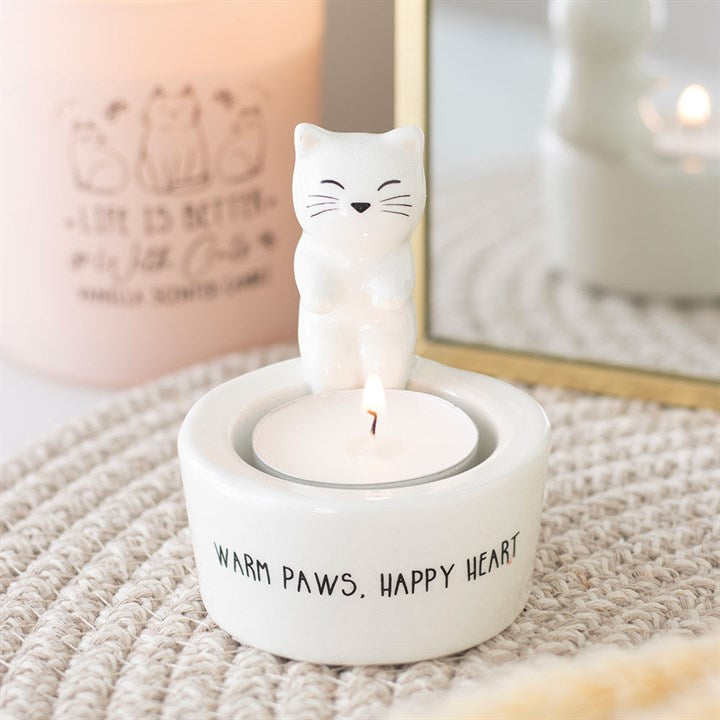Ceramic Cat Tealight Holder
